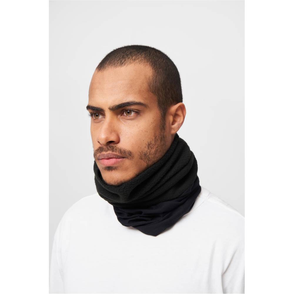 Brandit - Multifunctional Fleece Halswarmer/Sjaal - One size - Zwart